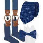 Bubibubi Modrá hedvábná sada Narni – Zboží Dáma