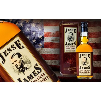 Jesse James North American Blended Whiskey 40% 0,7 l (holá láhev) – Hledejceny.cz