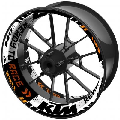 SEFIS jednodílné polepy na kola KTM READY TO RACE B01C02 | Zboží Auto