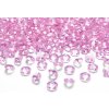 Konfeta a serpentýna PartyDeco Diamantové konfety světle růžové 12mm