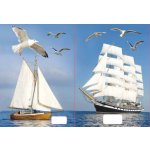 Reas Pack Sešit 544 A5 linkovaný 40l 3D MIX – Zboží Dáma