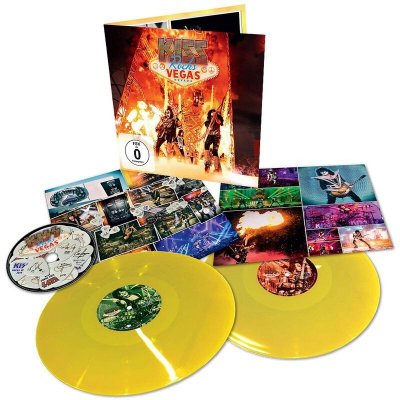 Kiss - Rocks Vegas Live At The Hard Rock Hotel, Las Vegas, NV, 2014, Coloured Vinyl - 3Vinyl LP – Zboží Mobilmania