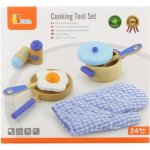 Viga dřevěné nádobí snídaně modrá – Sleviste.cz