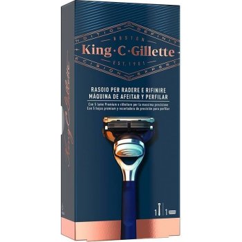 Gillette King C Shave & Edging modrý