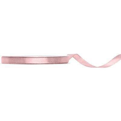 Stuha saténová LIGHT DUSTY ROSE, 6 mm x 25 m – Zboží Mobilmania