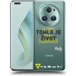 Pouzdro Picasee silikonové Honor Magic5 Pro - Kazma - TOHLE JE ŽIVOT A NIC VÍC NEBUDE čiré – Hledejceny.cz