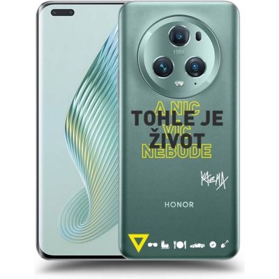 Pouzdro Picasee silikonové Honor Magic5 Pro - Kazma - TOHLE JE ŽIVOT A NIC VÍC NEBUDE čiré – Hledejceny.cz