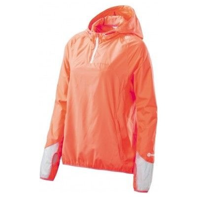 Skins Plus Odyssey Womens Packable Jacket Atomic Tangerine