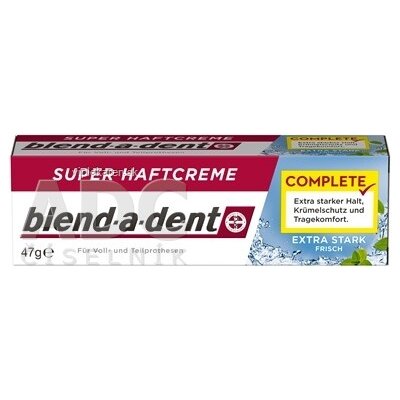 Blend-a-dent EXTRA STARK Frish complete super fixační dentální krém 1x47 g – Zboží Dáma