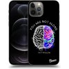 Pouzdro a kryt na mobilní telefon Apple Pouzdro Picasee ULTIMATE CASE MagSafe Apple iPhone 12 Pro - Brain - White