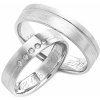 Prsteny Aumanti Snubní prsteny 156 Platina bílá