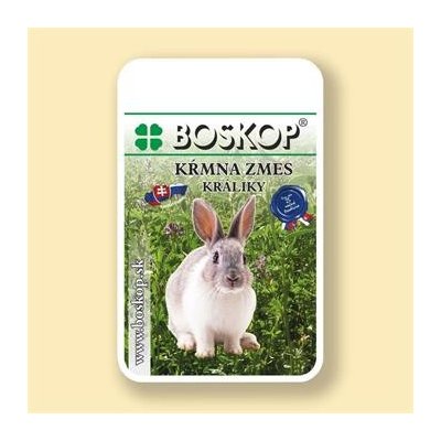 Boskop Králík chov kompletní granule s kokcidiostatiky 25 kg – Zbozi.Blesk.cz