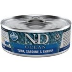 N&D Cat Ocean Adult Tuna & Sardine & Shrimps 70 g – Sleviste.cz