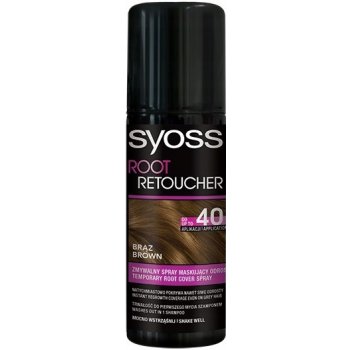 Syoss Root Retoucher hnědý sprej na odrosty 120 ml