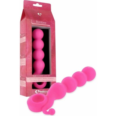 FeelzToys Rombee anální dildo se 4 kuličkami růžové – Hledejceny.cz