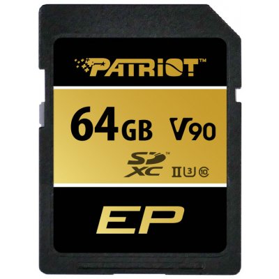 Patriot SDXC 64GB PEF64GEP92SDX – Zboží Mobilmania