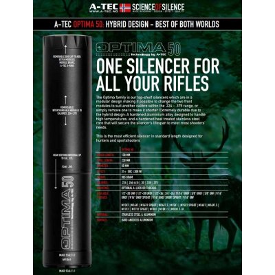 A Tec OPTIMA 50, .223" 5,56mm na závit 1/2"-28 UNEF – Zboží Dáma