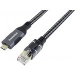 PremiumCord ku31net3 Ethernetový USB-C -> LAN RJ45 10/100/1000 MBIT, 3m – Sleviste.cz