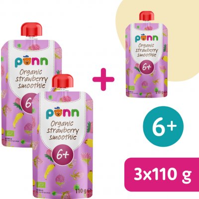 Salvest Põnn BIO ovocné pyré s malinami 110 g – Zboží Dáma