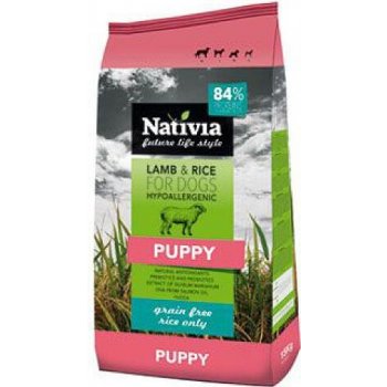 Nativia Puppy Lamb & Rice New 3 kg