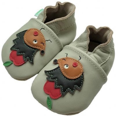 Hopi Hop kožené capáčky barefoot ježurka – Zboží Dáma