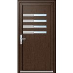 OknaDvereNaMiru.cz Vchodové dveře INOX 1403 bílá 110 x 220 cm – Zboží Mobilmania
