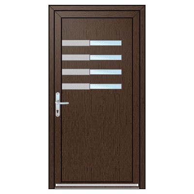 OknaDvereNaMiru.cz Vchodové dveře INOX 1403 bílá 110 x 220 cm – Zboží Mobilmania