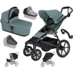 Thule Set 7v1 Urban Glide 4-wheel Mid blue 2024 + pláštěnka + ochranná síť + madlo + korba Mid blue + pláštěnka + ochranná síť na korbu – Zboží Dáma