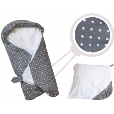 Eva Kiedroňová Povlak Dráček Šedý s bílými puntíky – Hledejceny.cz
