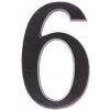 Domovní číslo DOMINO - Číslice 19 cm - PCV černá, 1