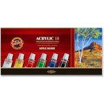 Koh-i-noor akrylové barvy 10 x 16 ml – Sleviste.cz