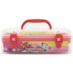 Teddies Modelína/Plastelína Nara 550g 7 ks s vykrajovátky 7ks s válečkem v plastovém boxu 20x12x7cm – Hledejceny.cz