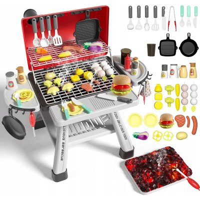 WOOPIE Gril Barbecue Zahradní Kuchyně Interaktivní Pára LED Sada XL 41 ks. – Zboží Mobilmania