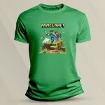 Sandratex Tričko pro děti Minecraft 5 Zelená – Zboží Dáma