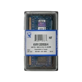 Kingston SODIMM DDR3 4GB 1333MHz CL9 KVR13S9S8/4