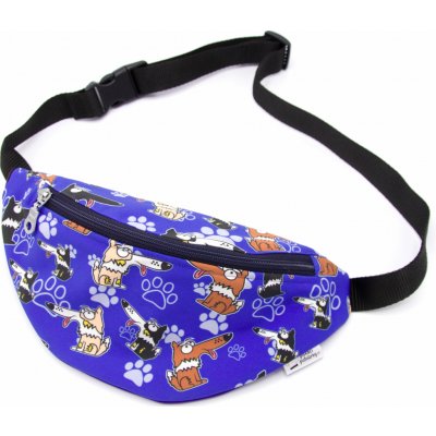 Pískací Potvůrky border kolie tmavě modrá – Zboží Dáma