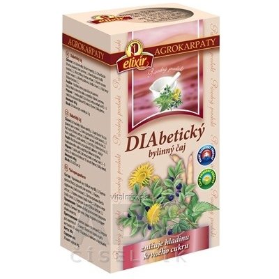 Agrokarpaty diabetické ČAJ čistý přírodní produkt 20 x 2 g – Zboží Mobilmania