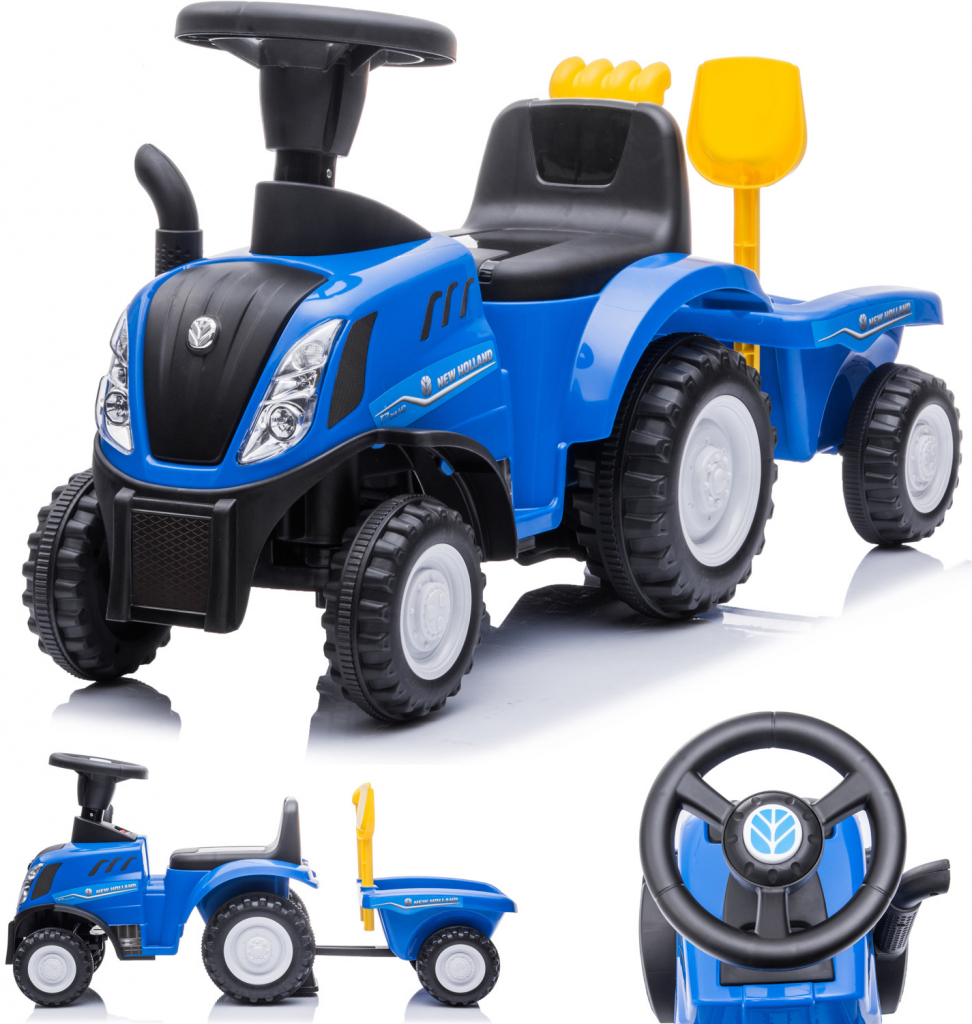Sun Baby traktor s přívěsem New Holland modré