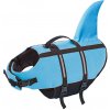 Výcvik psů Nobby plovací vesta Žralok modrá M-35 cm