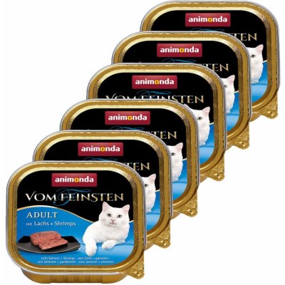 Animonda Vom Feinsten Adult losos, krevety 6 x 100 g – Zboží Mobilmania