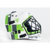 MPS White/Green helmet