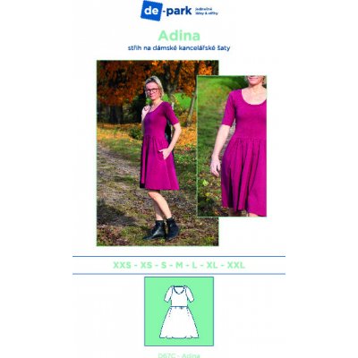 de-park Papírový střih - Adina vel. XXS-XXL
