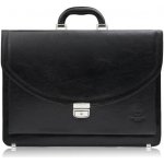 Paolo Peruzzi pánská kožená aktovka do ruky a přes rameno černá – Zbozi.Blesk.cz