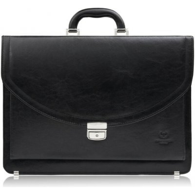Paolo Peruzzi pánská kožená aktovka do ruky a přes rameno černá – Zbozi.Blesk.cz