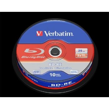 Verbatim BD-RE 25GB 2x, spindle 10ks (43694)