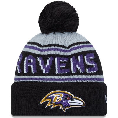 New Era Pánská zimní čepice Baltimore Ravens NFL Pom Wordmark – Hledejceny.cz