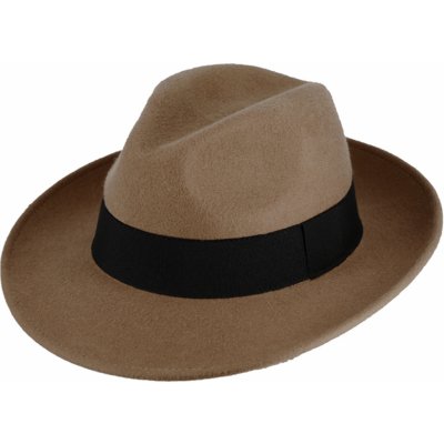 Fiebig since 1903 Černý klobouk plstěný černý s černou stuhou Bogart – Zboží Dáma Fiebig since 1903 Černý klobouk plstěný černý s černou stuhou Bogart – Zboží Dáma