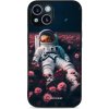 Pouzdro a kryt na mobilní telefon Apple Pouzdro Mobiwear Glossy Apple iPhone 14 - G002G Astronaut v růžích