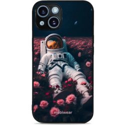 Pouzdro Mobiwear Glossy Apple iPhone 14 - G002G Astronaut v růžích