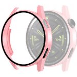 VSECHNONAMOBIL Plastový kryt s ochranným sklem pro Huawei Watch GT 3 46mm růžový 38428 – Zboží Živě